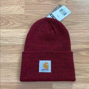 red carhartt hat